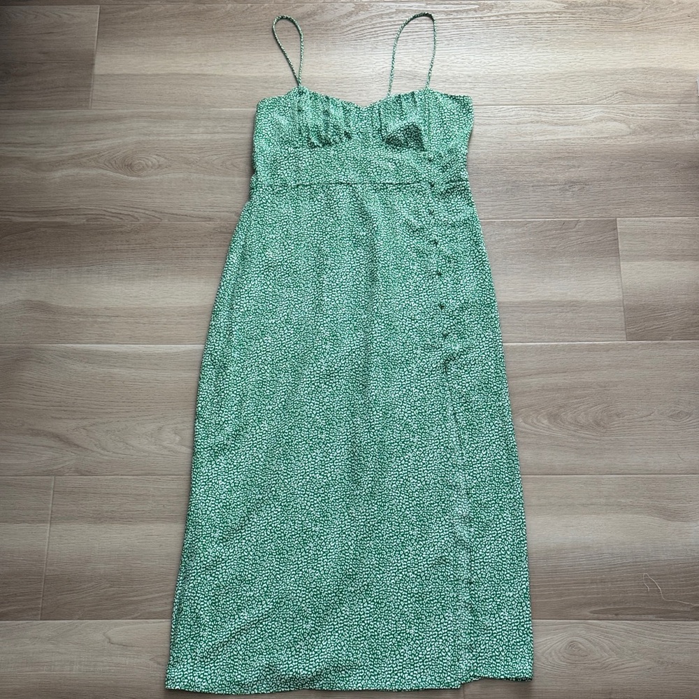 Zara - Animal Print Midi Dress - Picture 2 of 13
